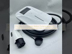 7KW 220V AC EV 충전기 월박스 충전 스테이션, 4.3인치 컬러 디스플레이, 아연 도금 강철 및 강화 유리