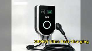 7KW NEMA 표준 EV 충전기, 휴대용 및 벽걸이형 EVSE
