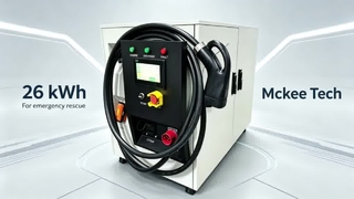 30kW 26kWh 이동할 수 있는 EV 충전기 차 비상사태 길가 위탁을 위한 휴대용 에너지 저장