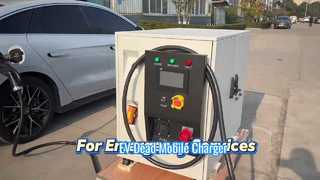 CCS2 CCS1 GB/T 도로 비상사태를 위한 이동할 수 있는 EV 충전기 액체 냉각