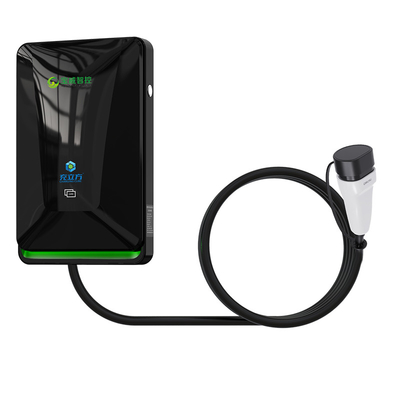 좋은 가격 7KW 11KW 21KW 검은색 벽에 장착 된 전기 차량 AC 충전 스파일 온라인으로