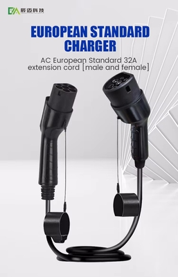 좋은 가격 이중 총 헤드 Eu Ac Ev 자동차 충전 케이블 16A 32A 3.5Kw 7Kw 타입 2 온라인으로