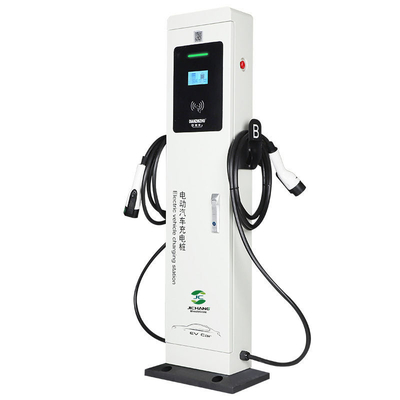 좋은 가격 바닥에 서 있는 EV 충전소 7KW 22kw 타입 2 타입 1 전기 자동차 충전 스파일 온라인으로