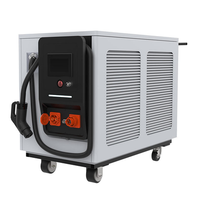 좋은 가격 고속도로 도로변 구조 모바일 EV 충전기 Ccs2 Gb/T 26Kwh 30Kw 온라인으로