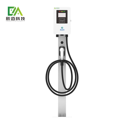 맥키 7KW 11KW 22KW 흰색 기둥형 바닥 서식용 단일 총 전기 차량 AC 충전 스파일