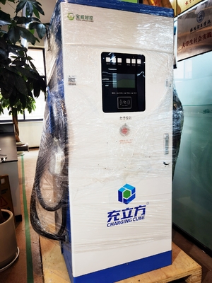 60kW 신에너지 듀얼 총 수직 전기 차량 충전 스파일 상업 DC 충전 스파일