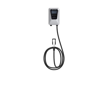 7KW 32A 은 벽에 장착 된 기둥 유형 단일 총 전기 차량 AC 충전 스파일
