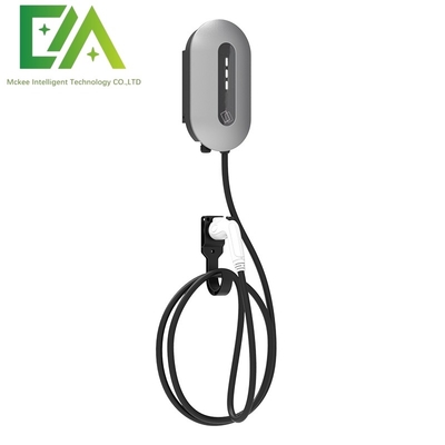 7KW 11KW 22KW 은 벽에 장착 된 전기 차량 단일 총 AC 충전 스파일 / 가정용 상업용 휴대용 충전기