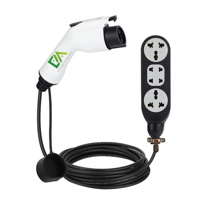 휴대용 방출 총 Ev 휴대용 Type2 Type1 충전 케이블 3.5kw 16A 5m 가전용 가전용 야외 발전소