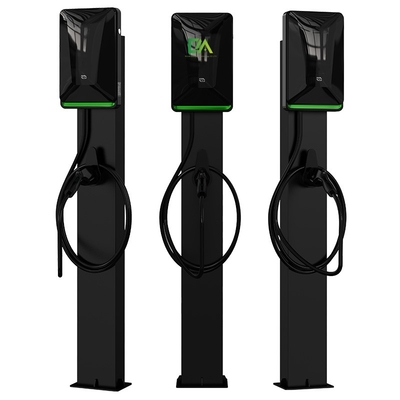좋은 가격 홈 커머셜 블랙 컬러 전기차 충전기 2형 7kW 11kW 22kW 휴대용 충전소 RFID OCPP 온라인으로