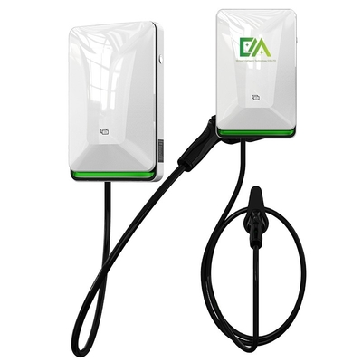 7KW 11KW 22KW 32A 진주 흰 가구 벽에 장착 된 전기 차량 충전 스파일