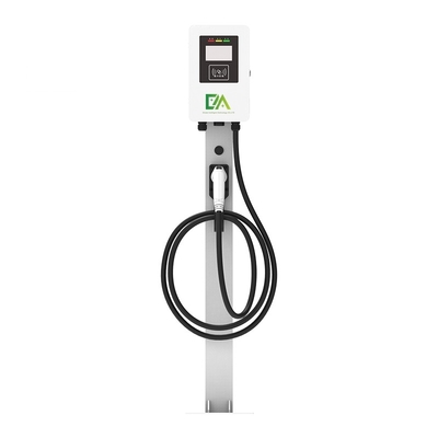 홈 7KW 11KW 22KW 32A 화이트 컬럼 타입 단일 총 전기 차량 AC 충전 스파일