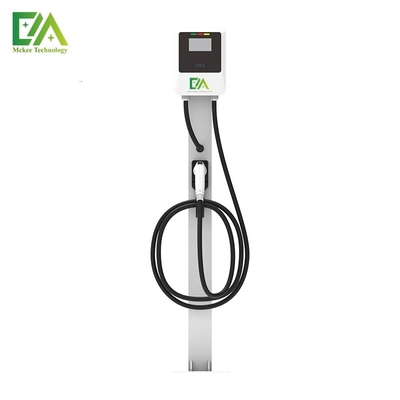 흰 가구 상업용 7KW/11KW/22KW 단일 총 수직 전기 차량 AC 충전 스파일