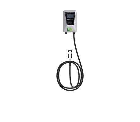 좋은 가격 유럽 표준 EV 충전 액세서리 7kw 화면 4g 연결 단일 총 AC 충전 스테이션 온라인으로