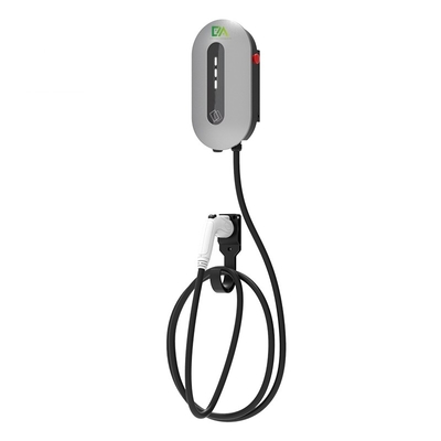 AC 7kW 11kW 22kW 충전기 EV 벽 장착 충전소 CE 타입-2 타입-1 소켓 공공 Ocpp 전기 차량 충전 스파일