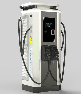 상업용 DC EV 충전기 120kW 빠른 충전 스파일 LCD 화면으로 빠르고 전기 차량 충전 솔루션을 제공합니다