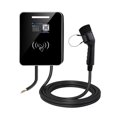 7kW 벽에 장착된 AC EV 충전기 2형 소켓 IP65 RFID 스마트 APP 제어 가정용 / 상업용