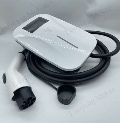 7KW/11KW/22KW IP65 보호형 AC EV 충전기 4.3인치 컬러 디스플레이 월박스 충전소