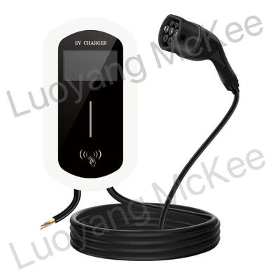 좋은 가격 7kW 11kW 벽걸이형 AC EV 충전기 32A 220V OCPP 1.6J WiFi 4G LAN IP54 4.3인치 터치스크린 온라인