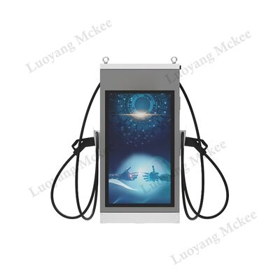 좋은 가격 60kW HD 55인치 디지털 사이니지 광고 스크린 EV 충전기 공공 상업용 고속 충전 스테이션 (비즈니스 주차장용) 온라인으로