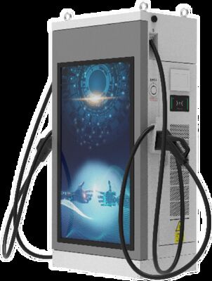 좋은 가격 60KW DC 빠른 충전기, 듀얼 커넥터와 IP54 보호 장치, 7인치 고 밝기 색상 터치 스크린으로 전기 차량 충전소에 적합 온라인으로