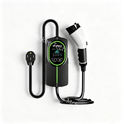 좋은 가격 휴대용 9.6kW 32A AC EV 충전 스테이션 1형 & 2형 호환 온라인으로
