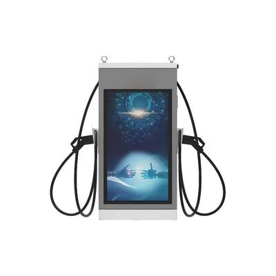 DC EV 충전소 160kW 공랭식 IP54 10인치 터치 광고 화면 4G 이더넷 WIFI APP OCPP1.6J 고속도로 주차 상업용 차량 사용