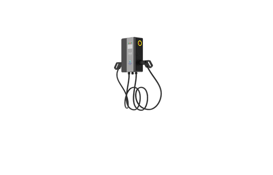 좋은 가격 14kW 벽에 장착된 듀얼-건 AC 충전기 ♪ 컬러 터치 스크린과 멀티 결제, 자외선 저항성, 주택 및 상업용 주차장에 이상적입니다 온라인으로