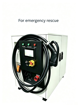 좋은 가격 80kW 액체 냉각식 이동형 EV 충전기 65kWh 에너지 저장 IP54 광역 온도 작동 휴대용 충전 스테이션 온라인