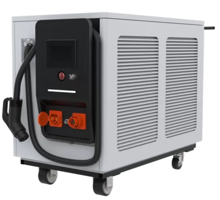 좋은 가격 65kWh 모바일 에너지 저장 EV 충전기 80kW 액체 냉각 도로 구조 휴대용 DC 충전소 온라인