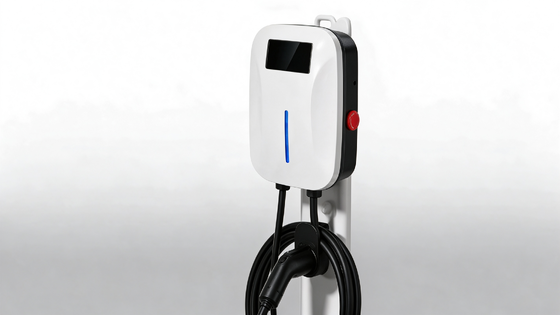 좋은 가격 마이너 스노우 시리즈 CLF AC 7 벽면 박스 EV 충전기 7kW 32A 싱글 건 220V IP54 OCPP1.6J 4G WIFI 이더넷 블루투스 APP 제어 AC 충전 스테이션 온라인