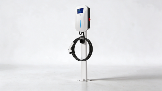 좋은 가격 마이너 스노우 시리즈 CLF AC 14 충전기 14kW 듀얼 건 220V IP54 OCPP1.6J 가정 및 상업용 전기차 충전용 스마트 AC 충전 스테이션 온라인