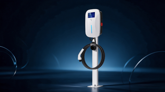 좋은 가격 내후성 소형 눈 시리즈 CLF AC 44 착륙형 EV 충전 스테이션 44kW 듀얼 건 220V IP54 OCPP1.6J 2*32A 전기차용 안정적인 AC 충전기 온라인