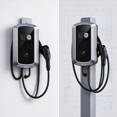 좋은 가격 7.6KW 유형 1 AC EV 충전기 미국 표준 가정용 전기 자동차 충전 Wallbox SAE J1772 온라인