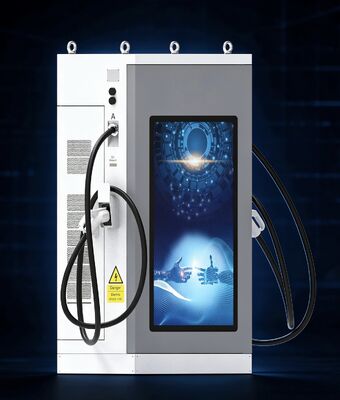 240kW DC EV 충전기 55인치 LCD 광고 화면 듀얼 디스플레이 CCS1 CCS2 CHAdeMO