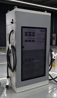 좋은 가격 160kW DC EV 충전기 55인치 LCD 광고 화면 CCS1 CCS2 CHAdeMO GB/T 상업 센터 온라인