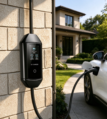 좋은 가격 AC EV Charger Type 1 Portable 32A 7.6kW 240V IP54 UL94 V0 Housing with 3.67 Inch LCD 온라인