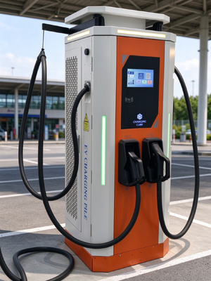 좋은 가격 360kW 듀얼 건 DC 고속 충전기 CCS1 CCS2 CHAdeMO GB/T OCPP 1.6J 200-1000V IP54 고속도로 서비스 온라인
